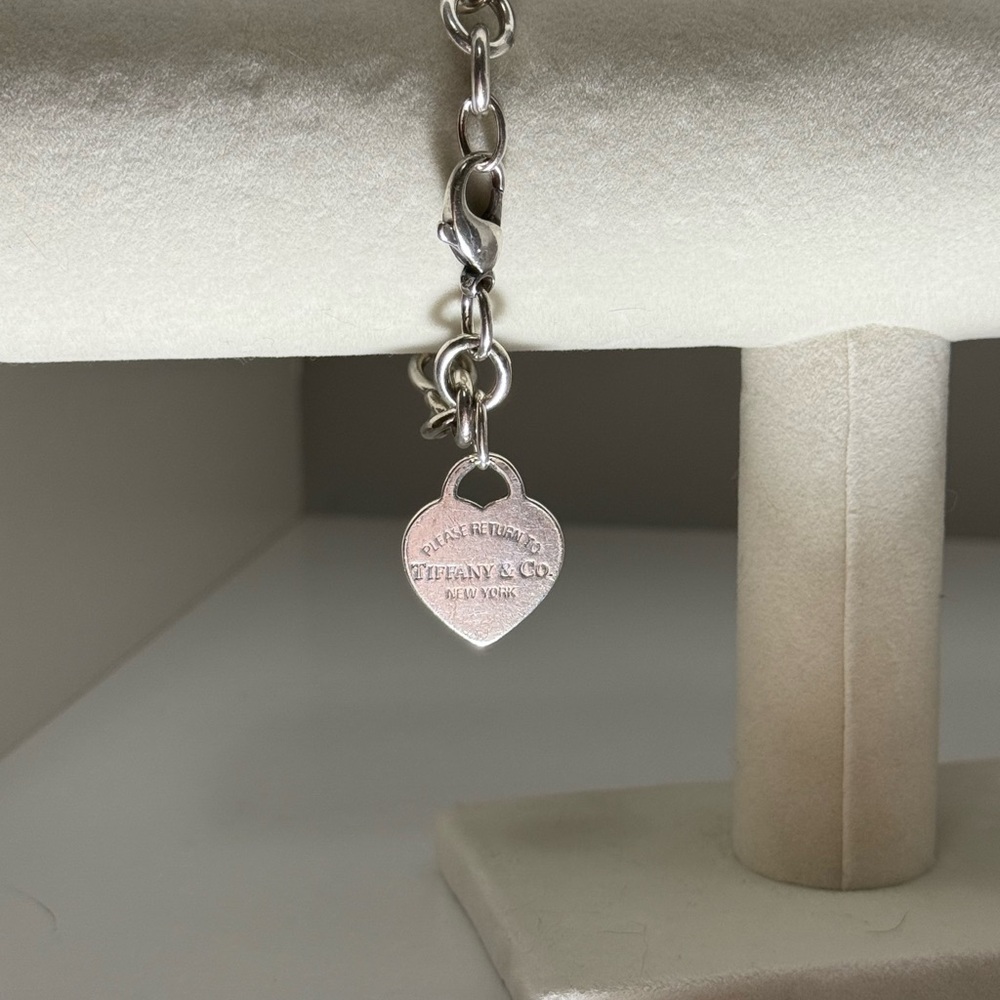 SOLD Tiffany & Co. Silver Heart Bracelet